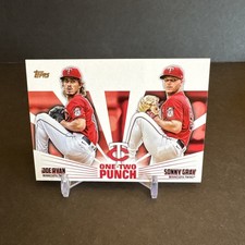 2023 Topps ONE-TWO PUNCH #12P-12 Joe Ryan / Sonny Gray EX/NM