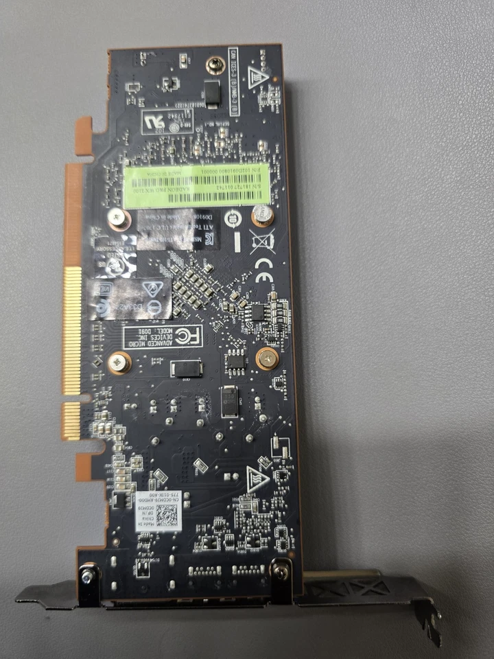 Видеокарта графический процессор AMD Radeon Pro WX 2100 2 ГБ GDDR5 низкопрофильная рабочая станция - Изображение 2 из 2