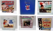 Lot 6 Laserdiscs Fantasia, Mutiny Bounty, Four Feathers, MGM Shorts and More 