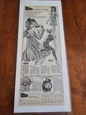 Frederick's Magazine Ad Fashion Lingerie Catalog 1967 Vintage
