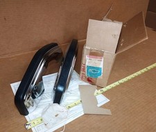 NOS 1973 Chevy Impala Caprice Belair front chrome bumper guard accessory set 73