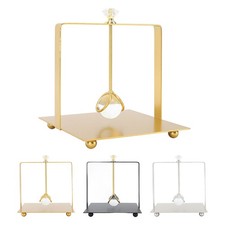Metal Napkin Holder Lift Handle Modern Elegant Square Paper Napkin Dispenser For