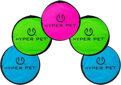 Hyper Pet 9-inch Frisbee Soft Dog Toy (5-pack, random colors)
