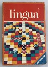 Lingua Ravensburger Board Game Language Game Complete Vintage Educational Game