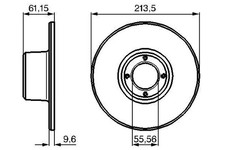 Disque de frein Rover 220