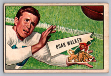 1952 BOWMAN LARGE #3 DOAK WALKER LIONS