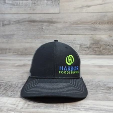 Harbor Food Service Men's Hat Cap Adult Adjustable Snapback Trucker Meshback 