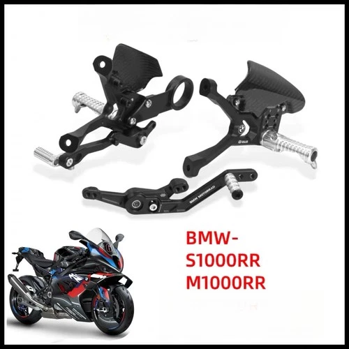 2019-2025 Carbon Fiber heel guard RearSet Foot Peg For BMW M1000RR S1000RR - Picture 13 of 21