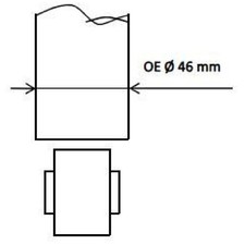 2x Stoßdämpfer hinten für Fiat Tipo 356 | 24329307
