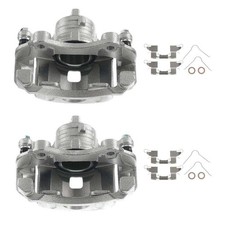 Brake Caliper 2pc Front L R w/ Bracket for Micra 2015-2017 Versa Note 2014-2019