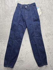Vintage Wrangler Misses Jeans Womens 8 Blue High Rise Tapered Denim 25x31