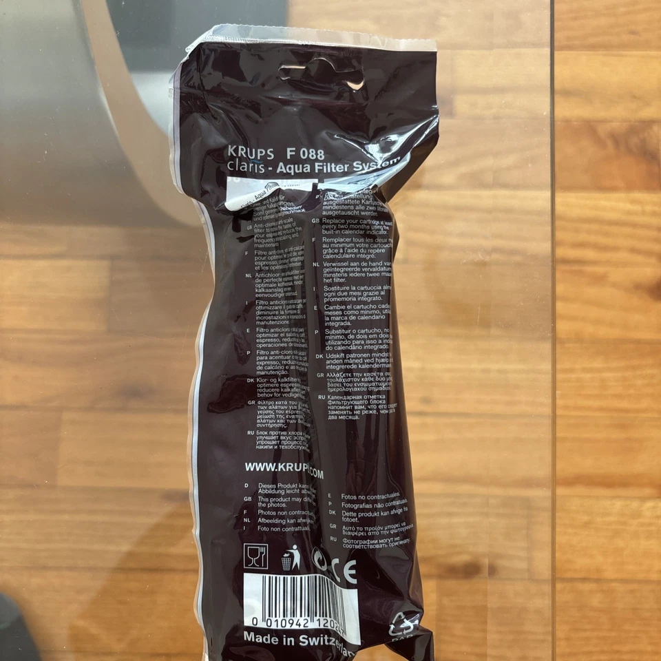NUEVO SISTEMA DE FILTRO KRUPS ORIGINAL CLARIS AQUA - F088 Foto 2 de 4