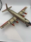 Vtg Marx Battery  American Airlines Electra ll Airliner Japan Tin Lithograph