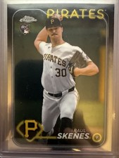 PAUL SKENES 2024 TOPPS CHROME UPDATE #USC88 ROOKIE RC PIRATES (D)