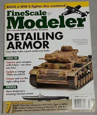 Fine Scale Modeler Magazine March 2007 Detailing Armor