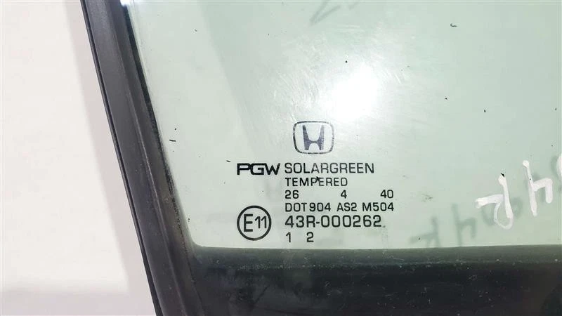 Puerta delantera derecha ventilación vidrio estacionario cupé OEM 2013 2014 2015 Honda Civic Foto 4 de 4