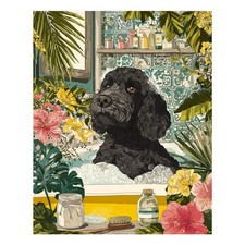 Dog Animal Paint by Numbers Kit for Adults Beginners DIY Unframed Canvas Art