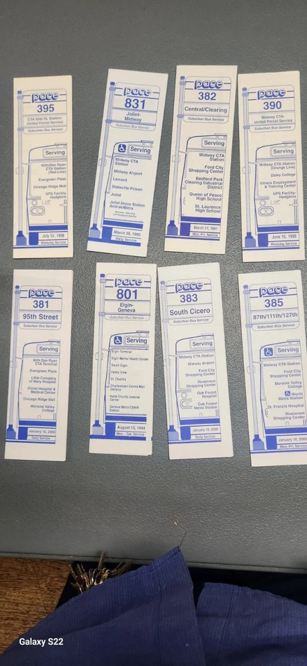 Pace 395 CTA 95th St. Station United Parcel Service" or "Pace 831 Joliet-Midway - Image 2 of 3