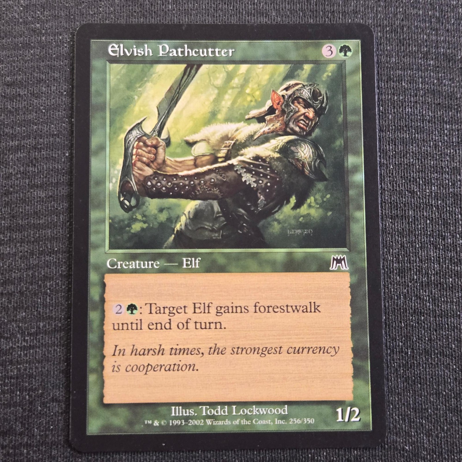 Magic: The Gathering Onslaught Elvish Pathcutter Common 256 Lightly Played