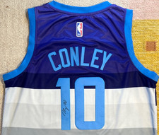 Mike Conley Signed Autograph Utah Jazz NBA Jersey Timberwolves USA Ohio State