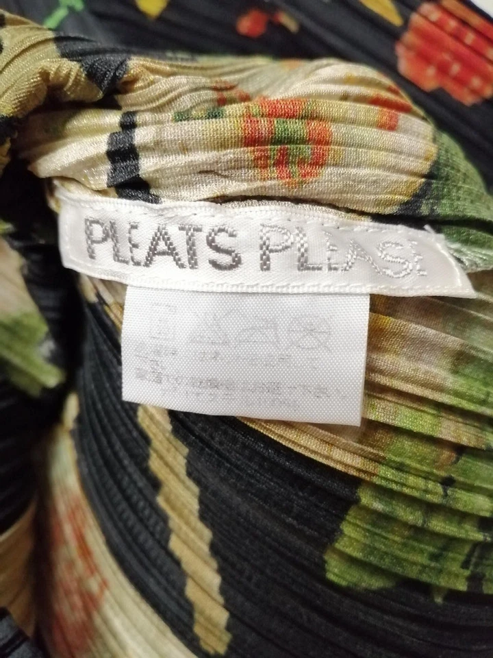 Pleats Please Issey Miyake топ овощи лимон PP41-JK652 женщин подлинный Японии - Изображение 3 из 4