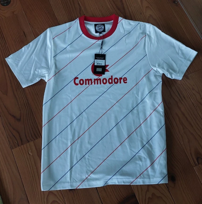FC Bayern München Retro Trikot Größe M COMMODORE Neu und Original - Bild 3 von 4