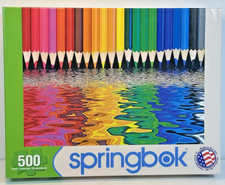 Springbok Puzzle 500 Piece Pencil Pushers Complete 12D 