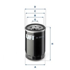 UFI Ölfilter 23.596.00 für ALFA ROMEO