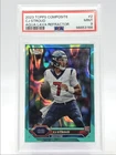 CJ STROUD 2023 TOPPS CHROME COMPOSITE ROOKIE AQUA LAVA RC /175 PSA 9 Q5775