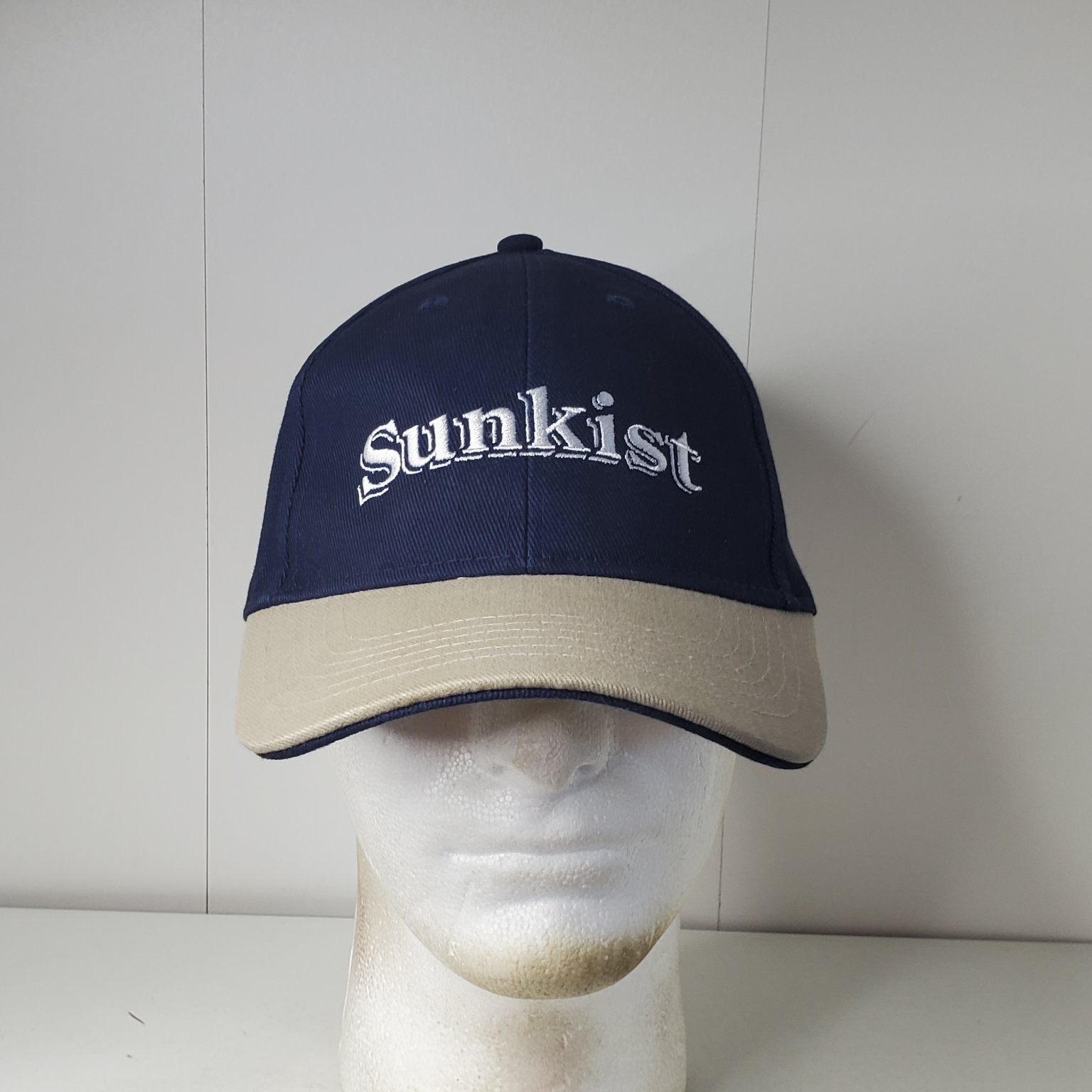 Official Sunkist Orange Juice Embroidered Logo Hat Men's Baseball Promo Cap