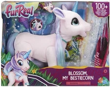 FURREAL Blossom My Bestiecorn Interactive Plush Pet Toy 100+ Sounds Unicorn NEW