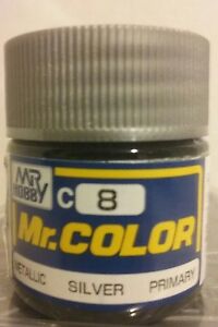 Gunze Sangyo "Mr Color" acrylic paint C-8 Silver 10ml. 4973028535679 | eBay