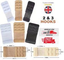 Bra Extender 2 3 Hooks Elastic Extension 3 Colours Bra Strap Strapless Underwear
