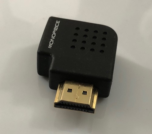 Monoprice HDMI Right Angle Port Saver Adapter (M/F) (New) - Picture 2 of 4