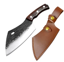 waist bag kitchen knife blade cook chopper cover scabbard sheath leather Q103