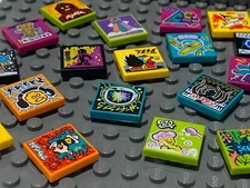LEGO Vidiyo Beatbit Album Cover Printed 2x2 Tiles YOU CHOOSE-YOU PICK-UPDATED