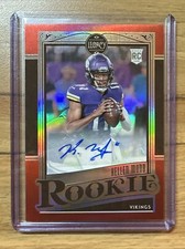 Kellen Mond 2021 Panini Chronicles Legacy Update Rookies Red Auto #d /50 Vikings