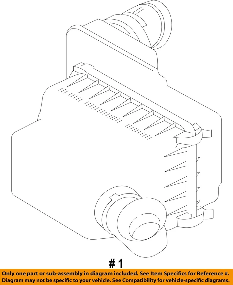 Used Air Cleaner Assembly fits: 2005 Jeep Wrangler 2.4 Grade A — 第 3/4 张图片