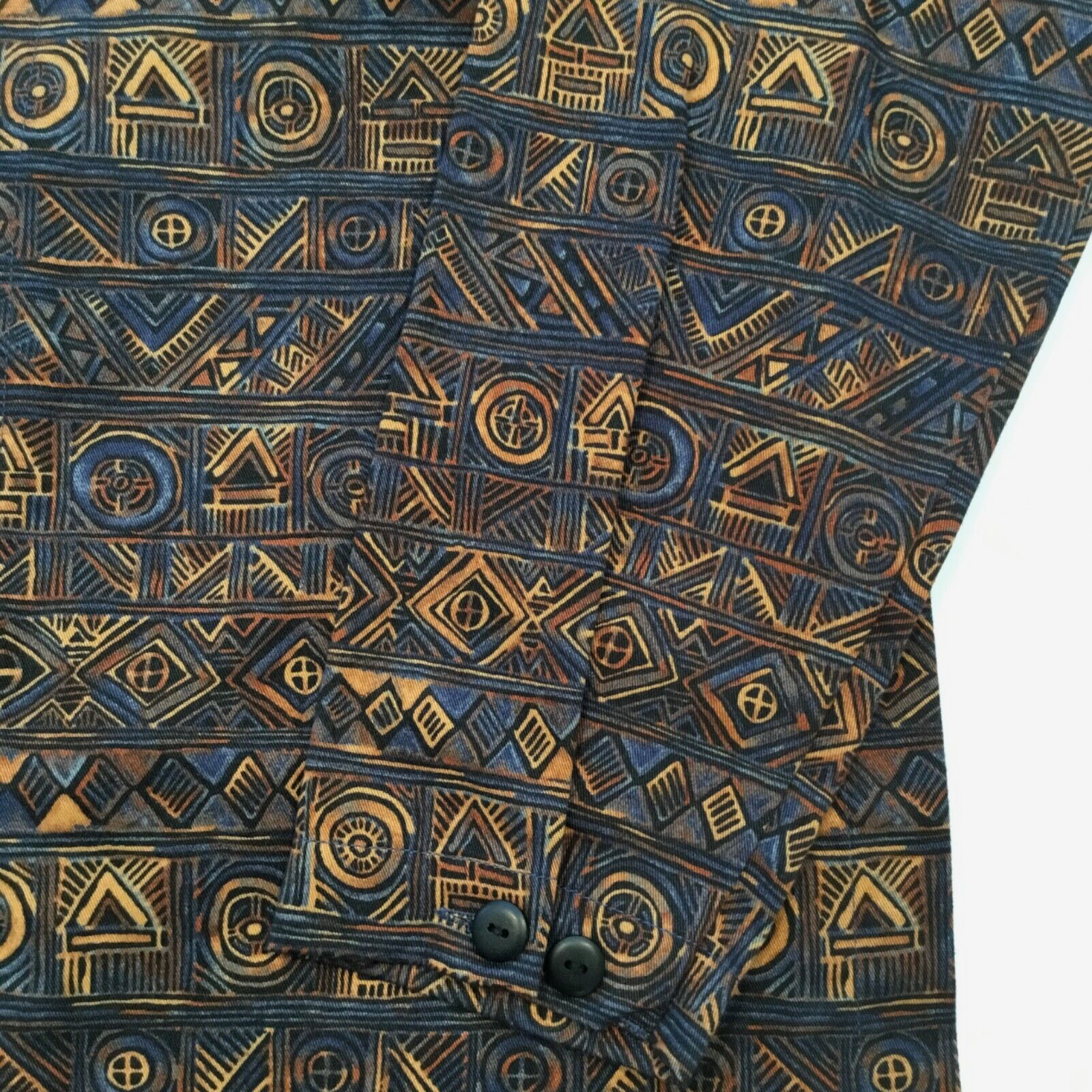 Peruvian Connection Button Tunic Jacket Womens S … - image 3