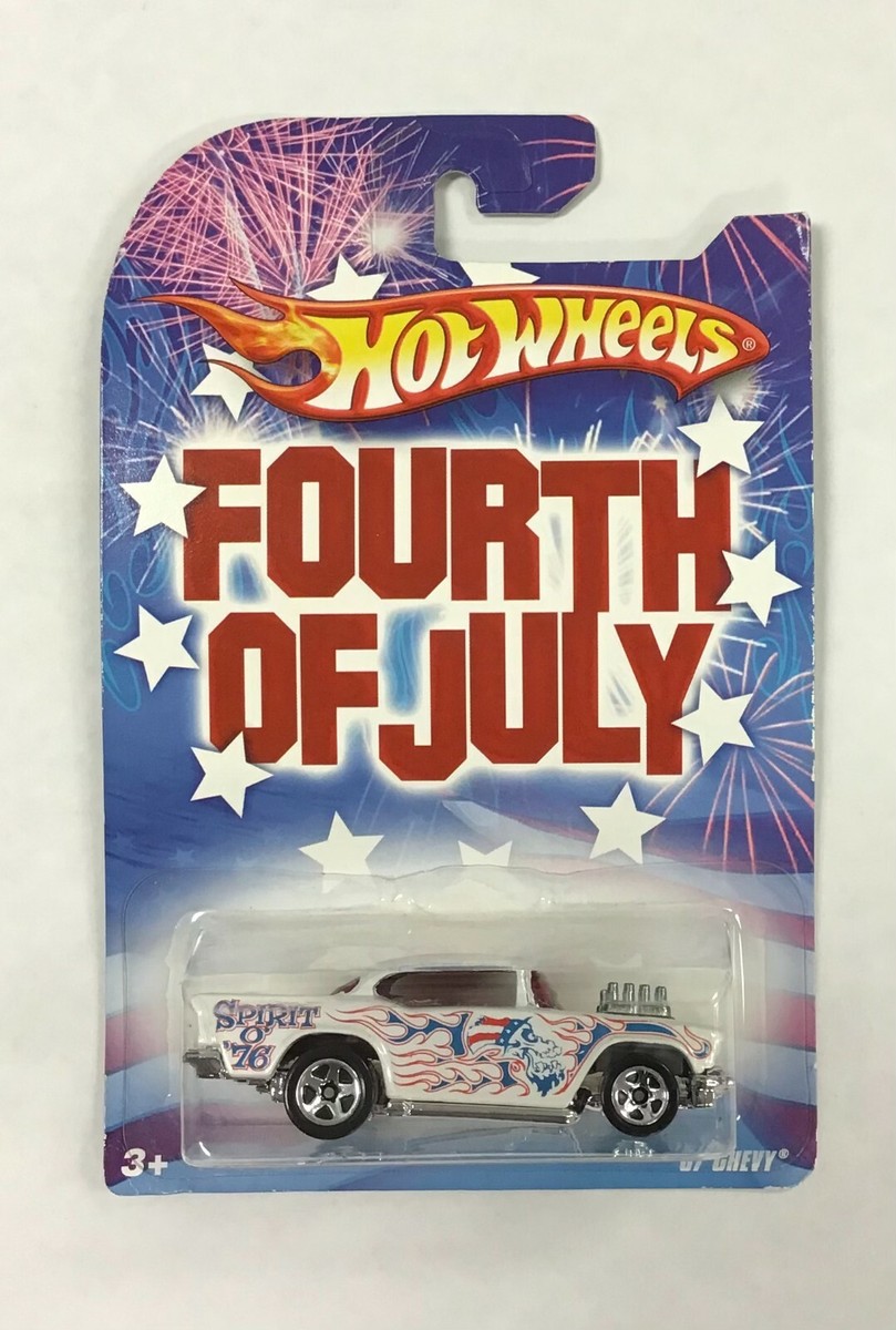 Hot Wheels Fourth Of July 57 Chevy Spirit of 76 - Exclusive
