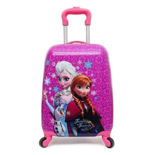 Kids Toddler Carry On Hard Shell Anime Suitcase/Luggage Light Weight 18" AU - Picture 13 of 42