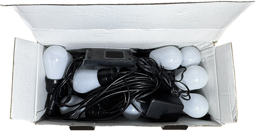 Govee Smart Outdoor String Lights H7021, RGBIC Warm White 96ft (2 Ropes of 48ft) - Picture 5 of 6