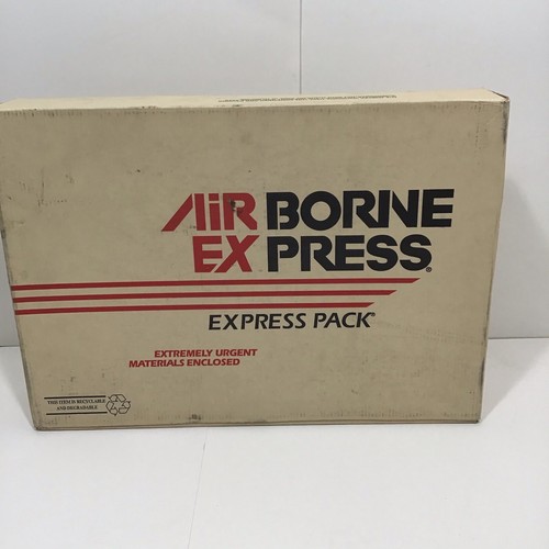 Vintage Airborne Express “Express Pack” Urgent Shipping Box