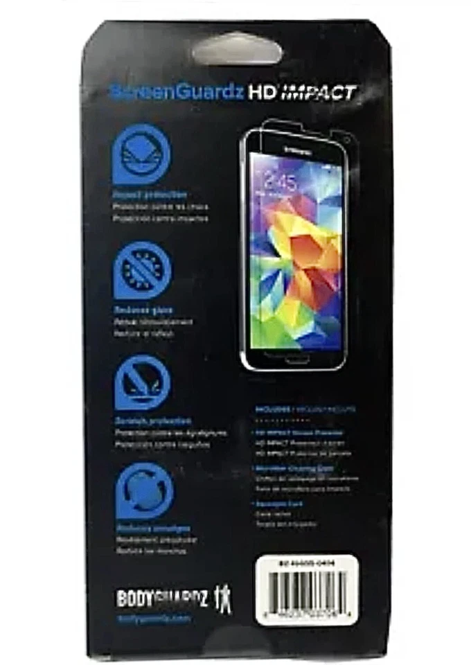 Protector de Pantalla HD Impact Galaxy S5 Cristal Transparente Antideslumbrante Nuevo Foto 2 de 4