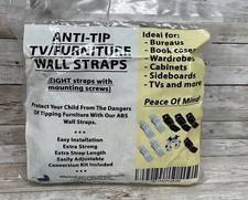 Anti Tip Furniture Wall Straps Bebe Earth Julie Earth Group BRAND NEW