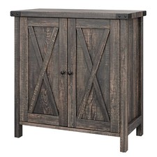 Mordern Farmhouse Buffet Cabinet With Storage Cabinet and Shelf for Dining Room