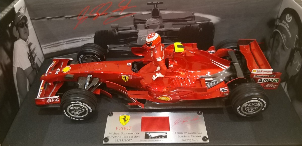 Hot Wheels フェラーリ F2001 1/18 Amazon | 1/18 フェラーリ F2001 #1 M.シューマッハ | ミニカー