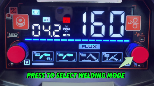 ANDELI MIG Inverter Welder 160A Flux Cored Gasless MMA/Lift-TIG Welding Machine - Video 1 of 1