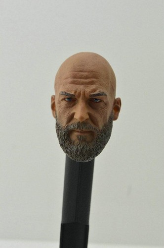 1/6 Custom Jeff Bridges Iron Monger Obadiah Stane Head Sculpt For HT - Picture 5 of 6
