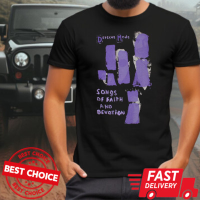 DEPECHE MODE Songs Of Faith & Devotion Men Black T-Shirt S-3XL Q1774